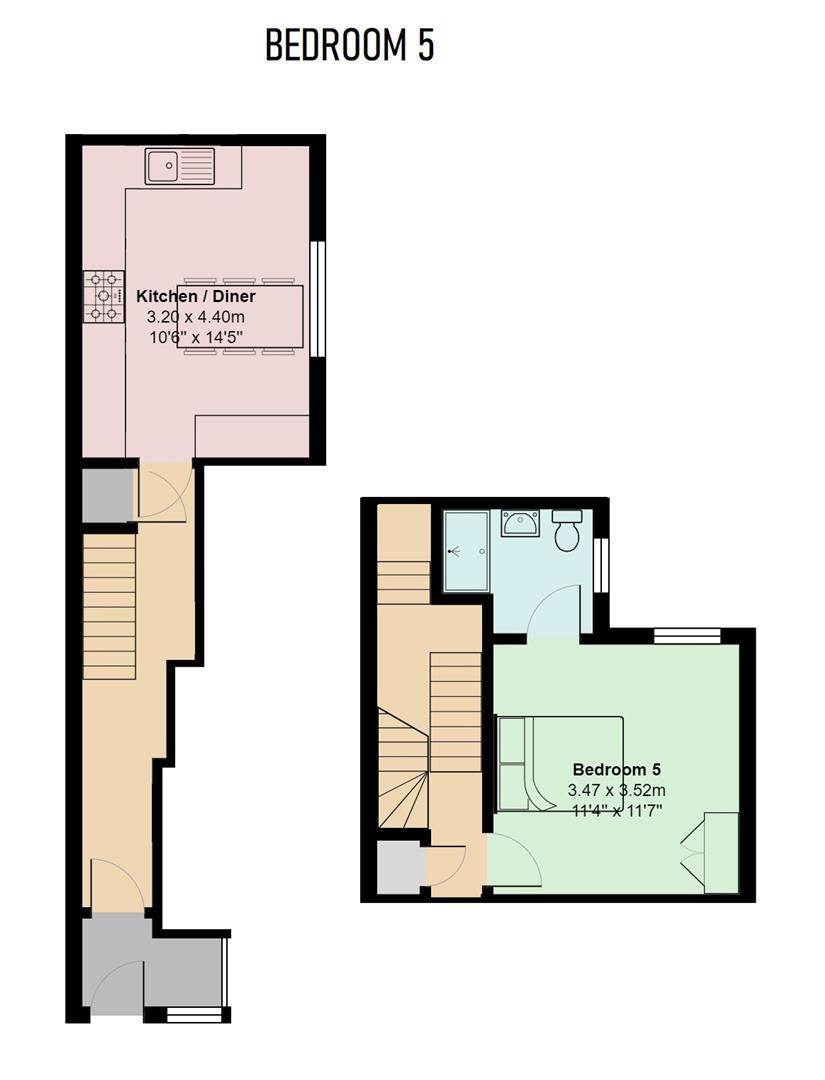Floorplan for Romilly Road, Canton, Cardiff